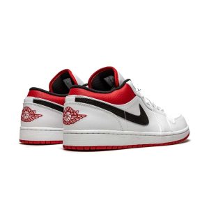 AIR JORDAN 1 LOW "White University Red Black"